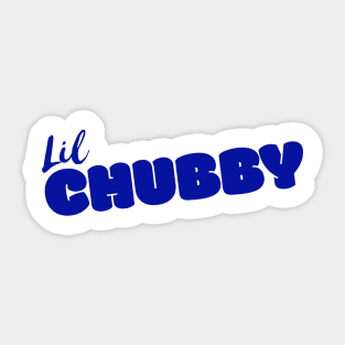 Lil Chubby Blue Sticker